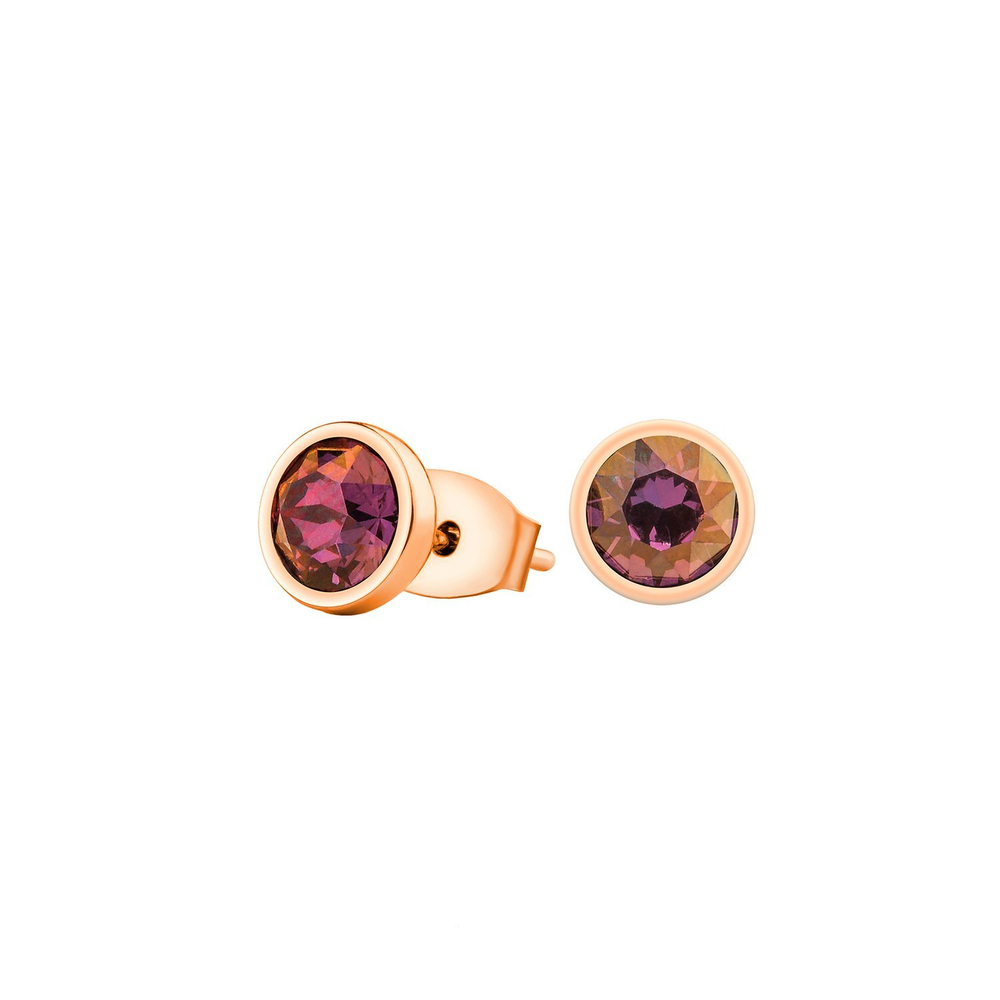 Серьги-пусеты Fiore Luna SWE297.16 V/RG
