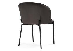 Стул на металлокаркасе Нейл серый / черный