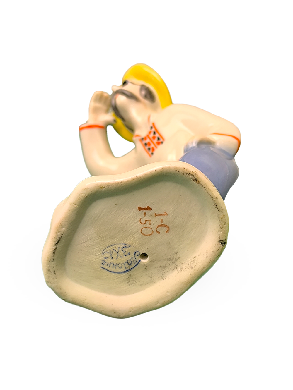 &&& Фарфоровая статуэтка "Рыбак летом" (Полонне ЗХК)