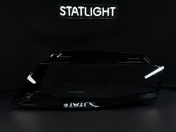 Левое стекло фары AUDI A4 B8 2007-2012 дорест