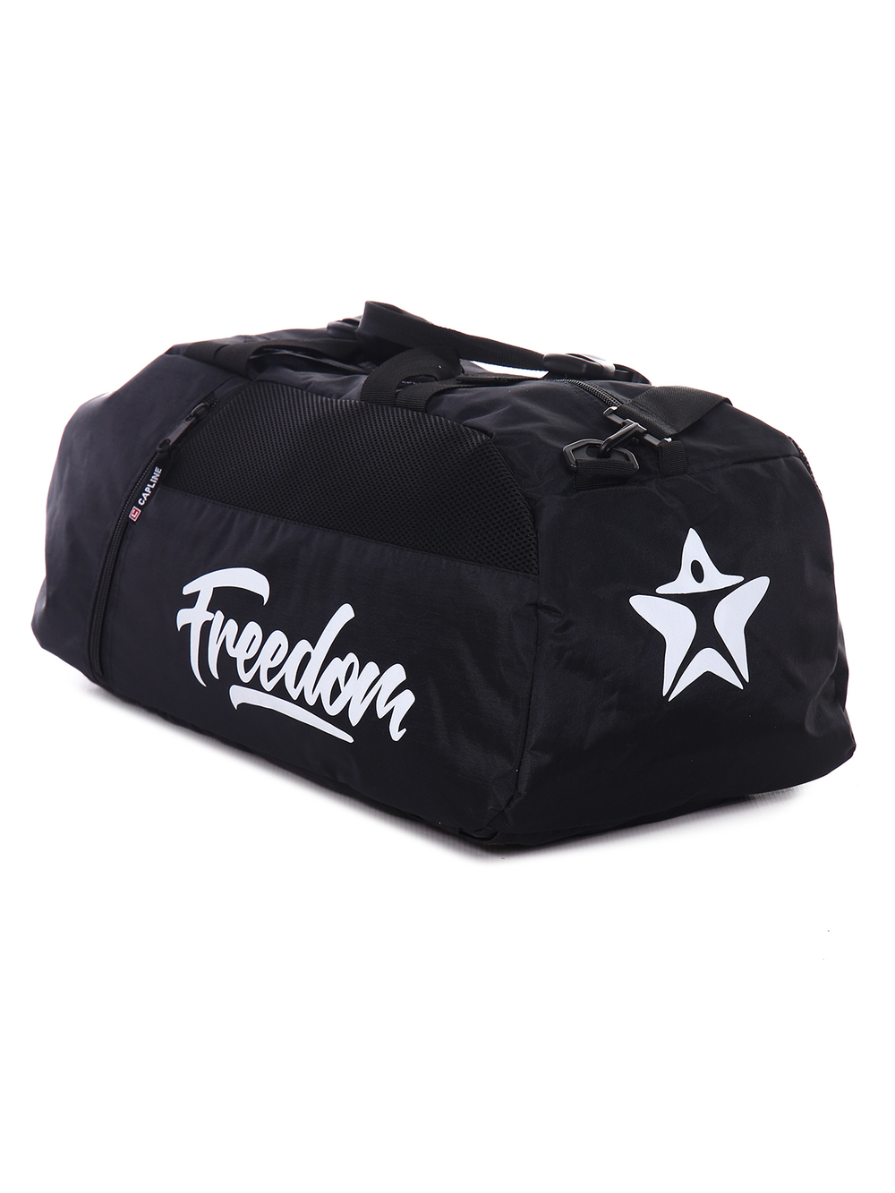 Сумка спортивная ProfSport Freedom (сумка-рюкзак) черно-белая