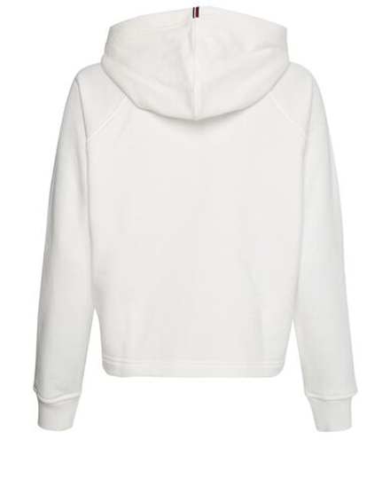 Женская теннисная куртка Tommy Hilfiger Relaxed TH Graphic Hoodie - ecru