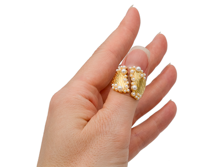 Кольцо открытое "Афродита" 19мм