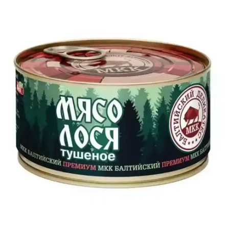 Мясо Лося Тушеное «Балтийский Деликатес» ТУ 325 г