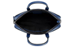 COACH Metropolitan Leather Portable One Shoulder Crossbody Briefcase Men"s Dark Blue