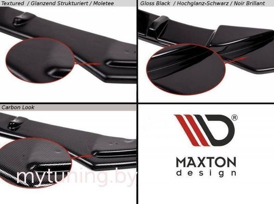 Сплиттер бампера заднего для AUDI A6 C8 Avant S-Line 19-...