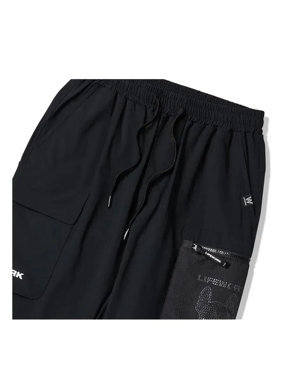 Брюки-карго с сетчатым карманом