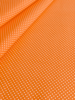 Ткань бязь плательная, рис. "Горох 2 мм", ширина 150 см, арт. 056