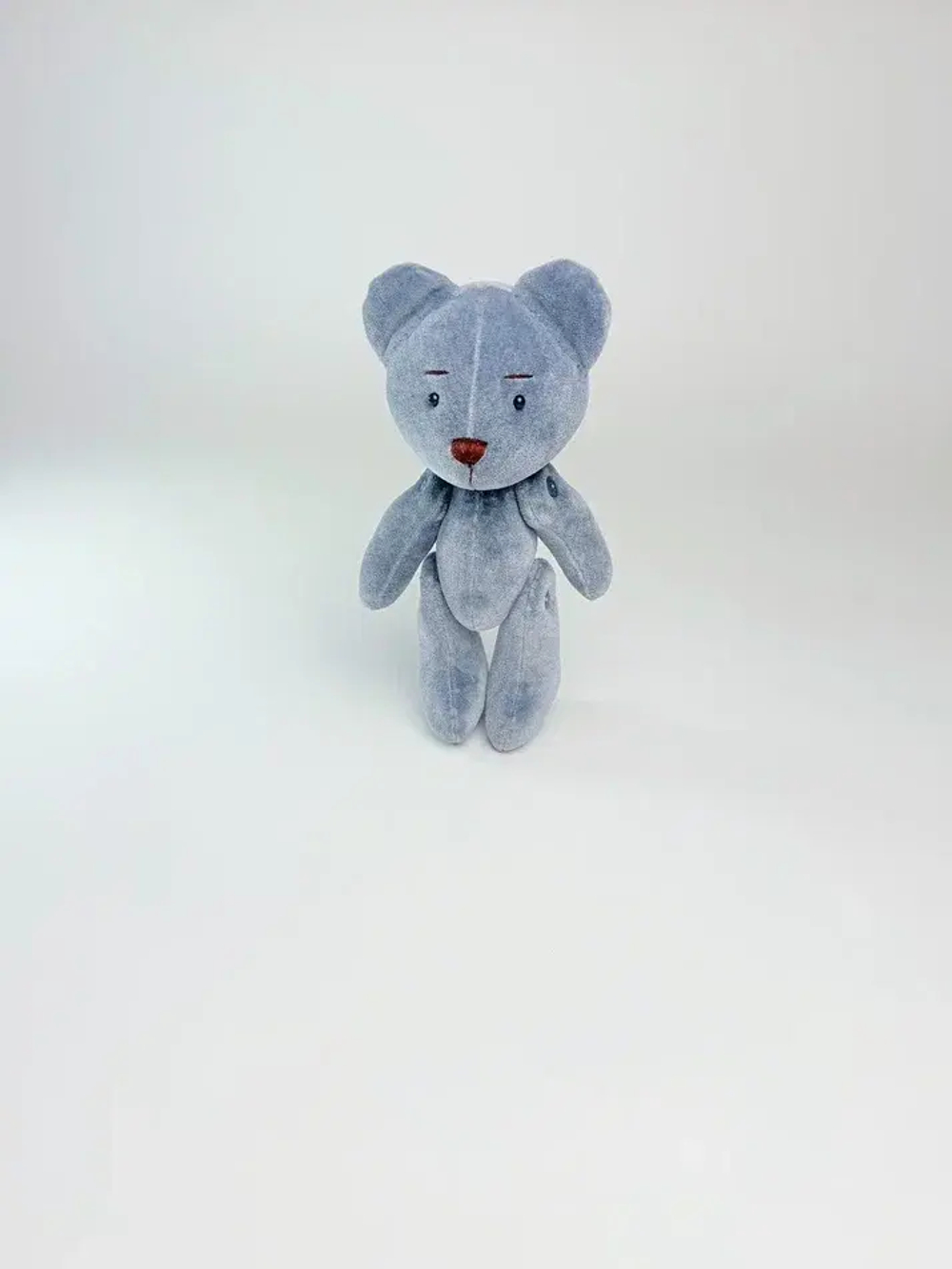 Мишка маленький Серый бархат