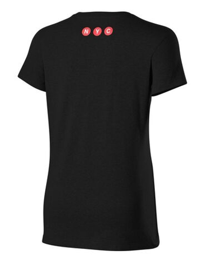 Женская футболка теннисная Wilson New York City Aerial Tech Tee W - black