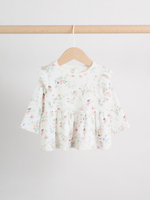 Лонгслив и легинсы в комплекте для малышей Next W60-768, Белый