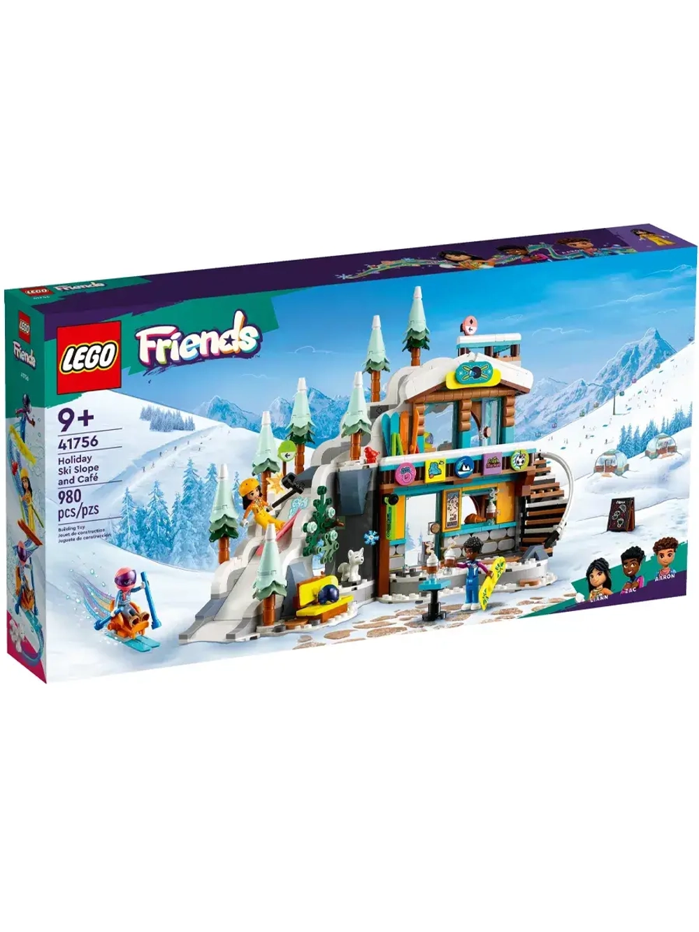 Лего Френдс 41756 Каникулы: Лыжная трасса и кафе Friends