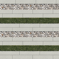 Тротуарная плитка ГАЗОННАЯ РЕШЕТКА - Стандарт Белый