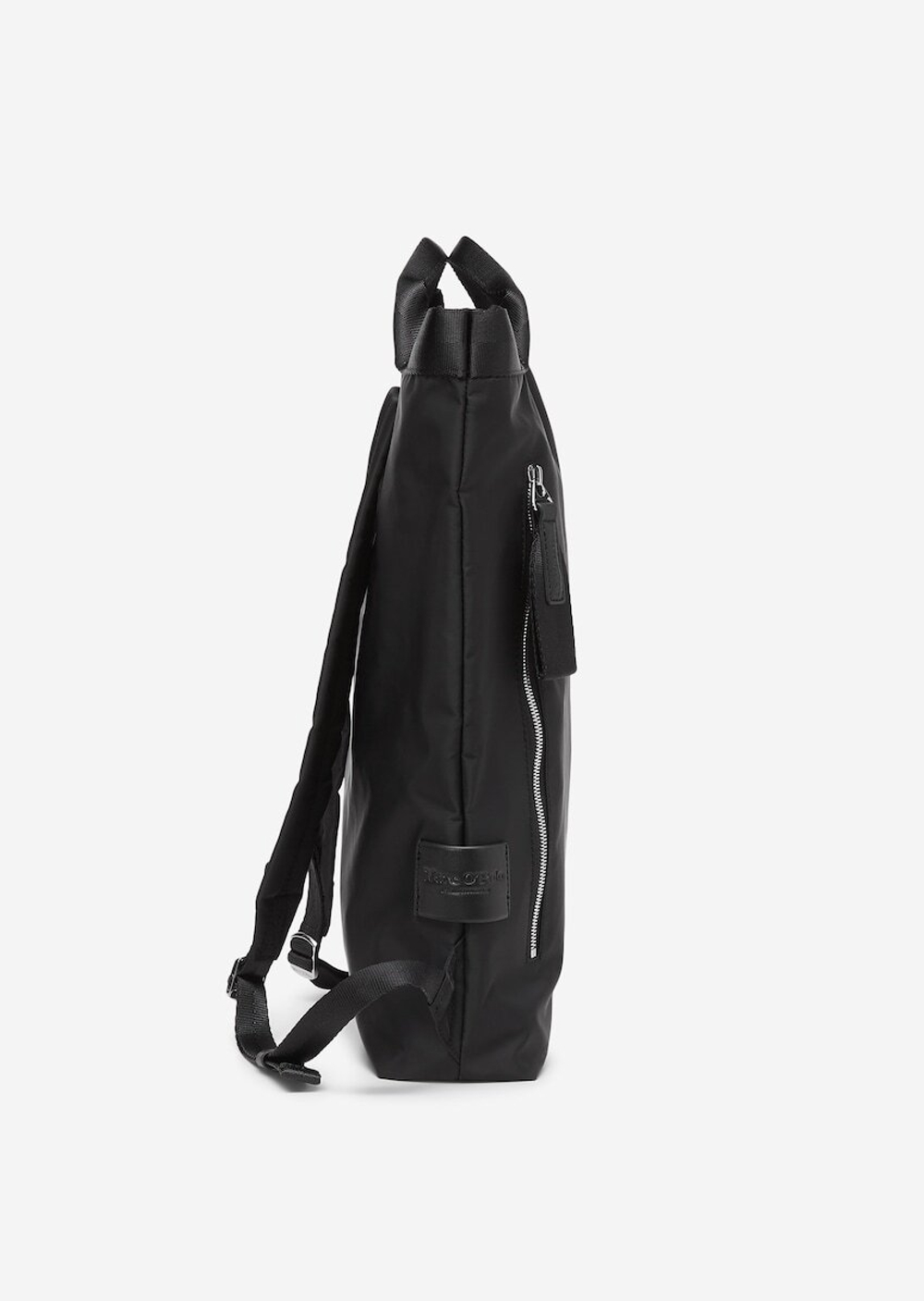 MARC O'POLO РЮКЗАК ИЗ ПЕРЕРАБОТАННОЙ ТКАНИ, ЧЕРНЫЙ