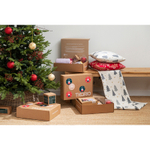 Подушка вязаная с новогодним рисунком winter fairytale  из коллекции new year essential, 45х45 см