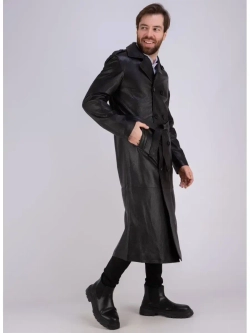 Плащ кожаный из натуральной кожи Турция