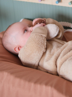 Утеплённый комбинезон Mjölk Beige, на манжетах