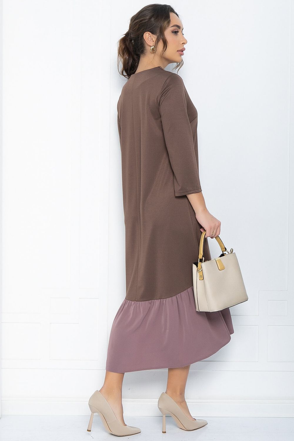 Платье Русалка (коричневое) П12097 LT Collection