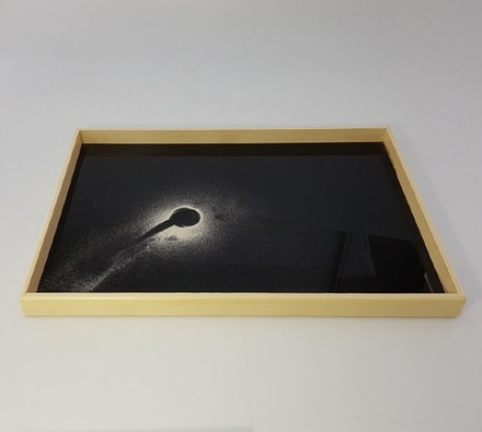 Планшет для рисования песком с черным стеклом без подсветки, 50х70 см