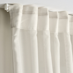 IKEA STENFRÖ  (ИКЕА СТЕНФРÖ)  -  Штора из сетки, 1 шт, на ленте/бежевая, 300x300 см