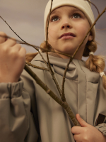 Парка демисезонная на флисе Mjölk Хаки