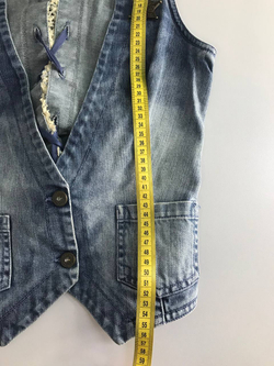 Жилетка Fiorucci джинсовая, маркировка 44, визуально на 46 размер