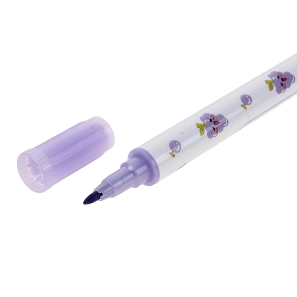 Набор текстовыделителей 6шт. 2-х сторонние ароматизированные, пласт.бокс