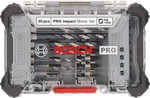 Набор свёрл и бит PRO Impact Metal Set BOSCH 2608521U80