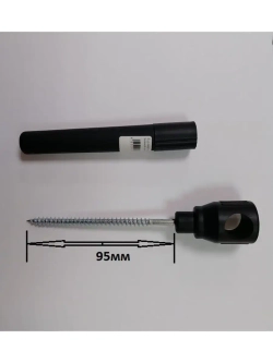 Бур-ввертыш крепежный палатки №2 (черный)