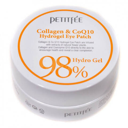 Гидрогелевые патчи с коллагеном - Petitfee Collagen&CoQ10 Hydrogel Eye Patch, 60шт
