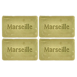 A La Maison de Provence, кусковое мыло для рук и тела, лаванда и розмарин, оливковое масло, 4 шт. по 100 г (3,5 унции)