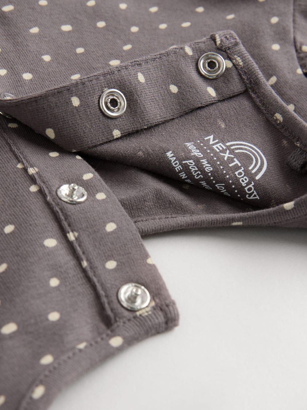 Лонгслив для малышей Next E67-019, 4 шт., Молочный, Розовый, Коричневый