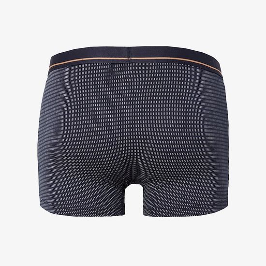Мужские трусы боксеры темно-синие с узором Tom Tailor 70457/5646 636