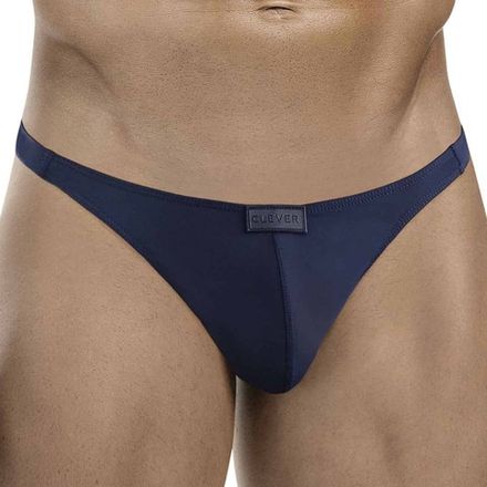 Мужские трусы тонги темно-синие Clever Moda DESIRABLE THONG 183008