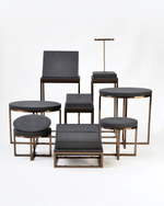 Комплект демонстрационного оборудования 547010-ЗГМБ (Замша ГРАФИТОВАЯ/Металл БРОНЗА )