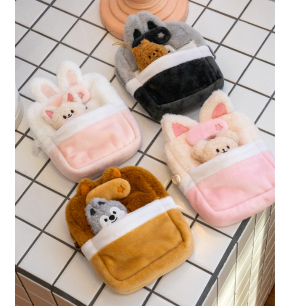 Плюшевый кейс для коллекции SKZOO Stray Kids - STAY in Our Little House