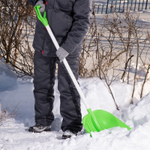 Лопата для уборки снега пластиковая Profi, 415 х 445 х 1500 мм, алюминиевый черенок, Сибртех