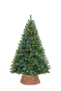 Искусственная елка Звездная 180 см., 452 мульти+теплых белых LED ламп, мягкая хвоя, ЕлкиТорг (189180)