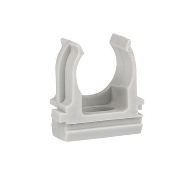 Крепеж-клипса d20 мм (10 шт) серая EKF-Plast