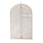 Чехол для одежды "Листья", Д1000 Ш600, бежевый