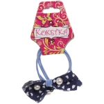 Резинки для волос 2шт «кокетка - New series Сердечки», микс 5 цветов, d-6см