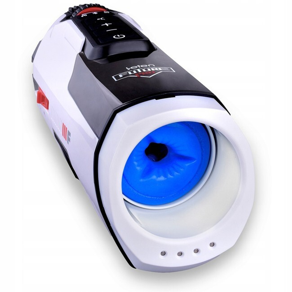 Автоматический мастурбатор Leten Alice Future Pro 3.0 (вагина и анус) (Цвет: бело-черный)