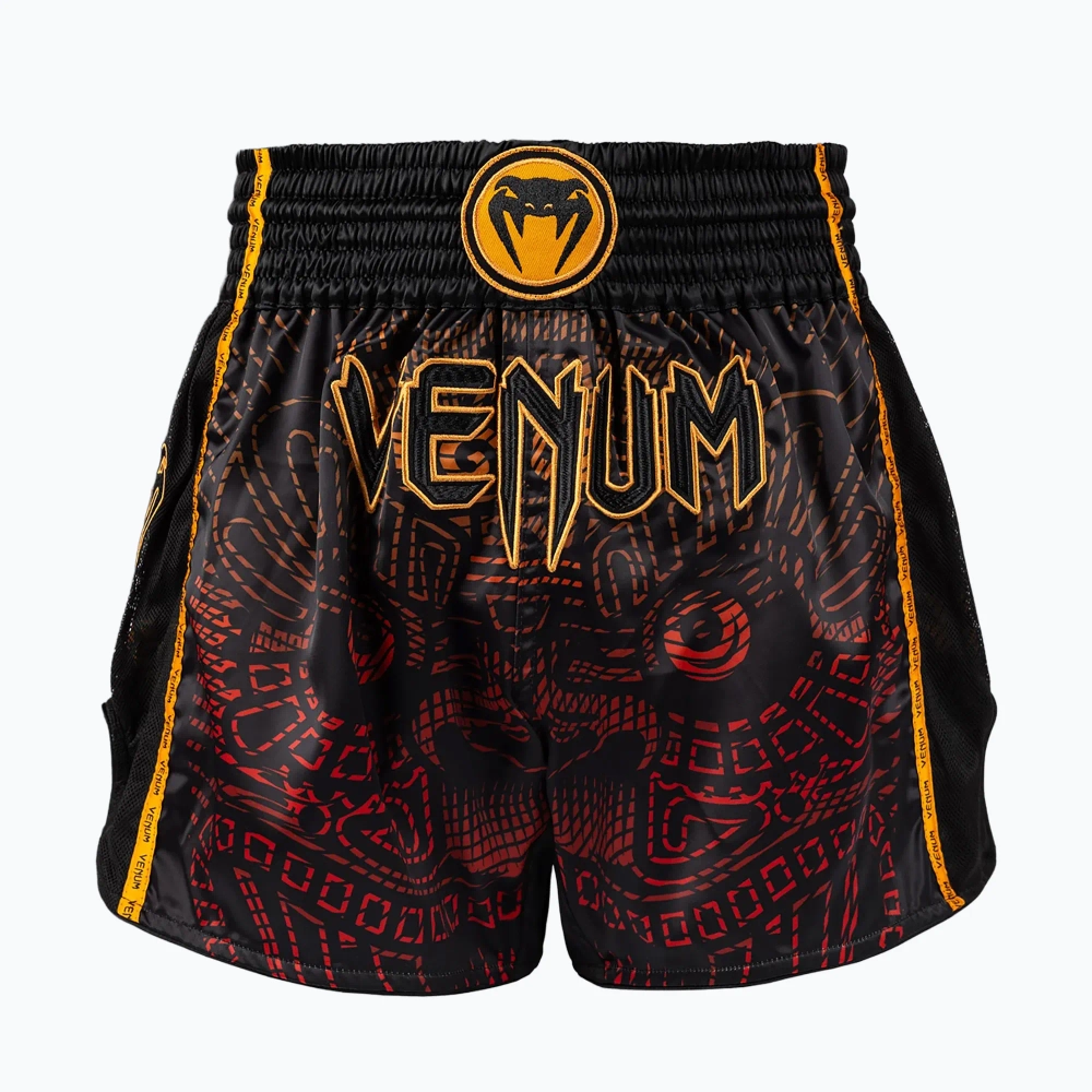 Шорты Venum Quetzal Fury Muay Thai black/fury red/tangerine