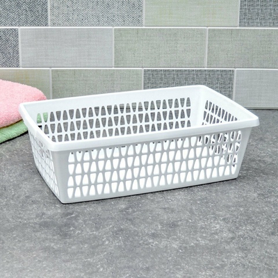 Корзина для хранения "Велетта" 34*21*10см, белая