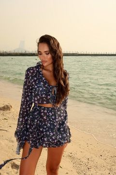 Юбка на запах Flora