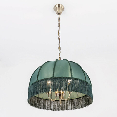 Citilux Базель CL407132 Люстра подвесная с зелёным абажуром