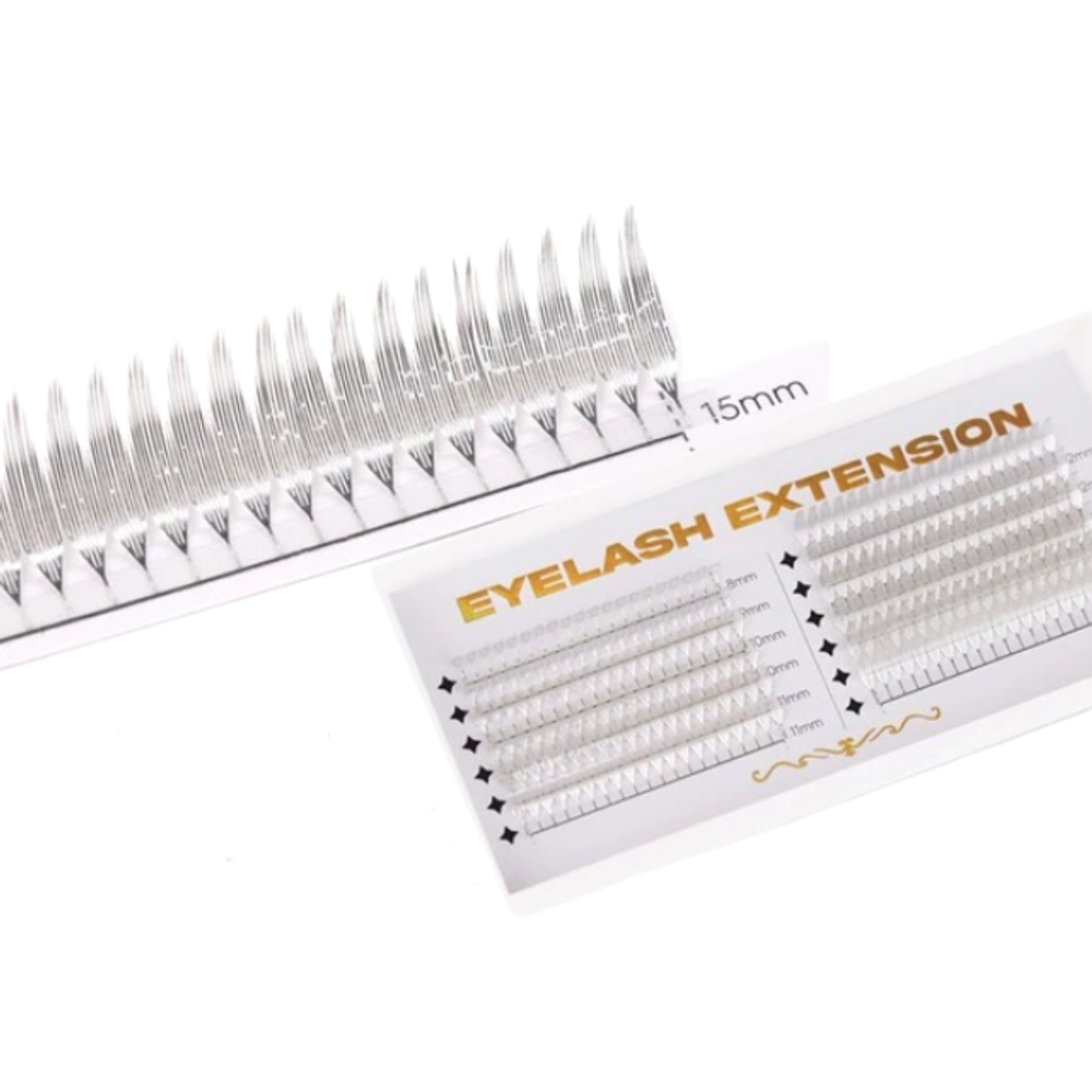 Ресницы перья для наращивания белые