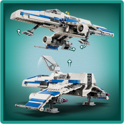 LEGO Star Wars — E-Wing Новой Республики против звездного истребителя Шин Хати 75364