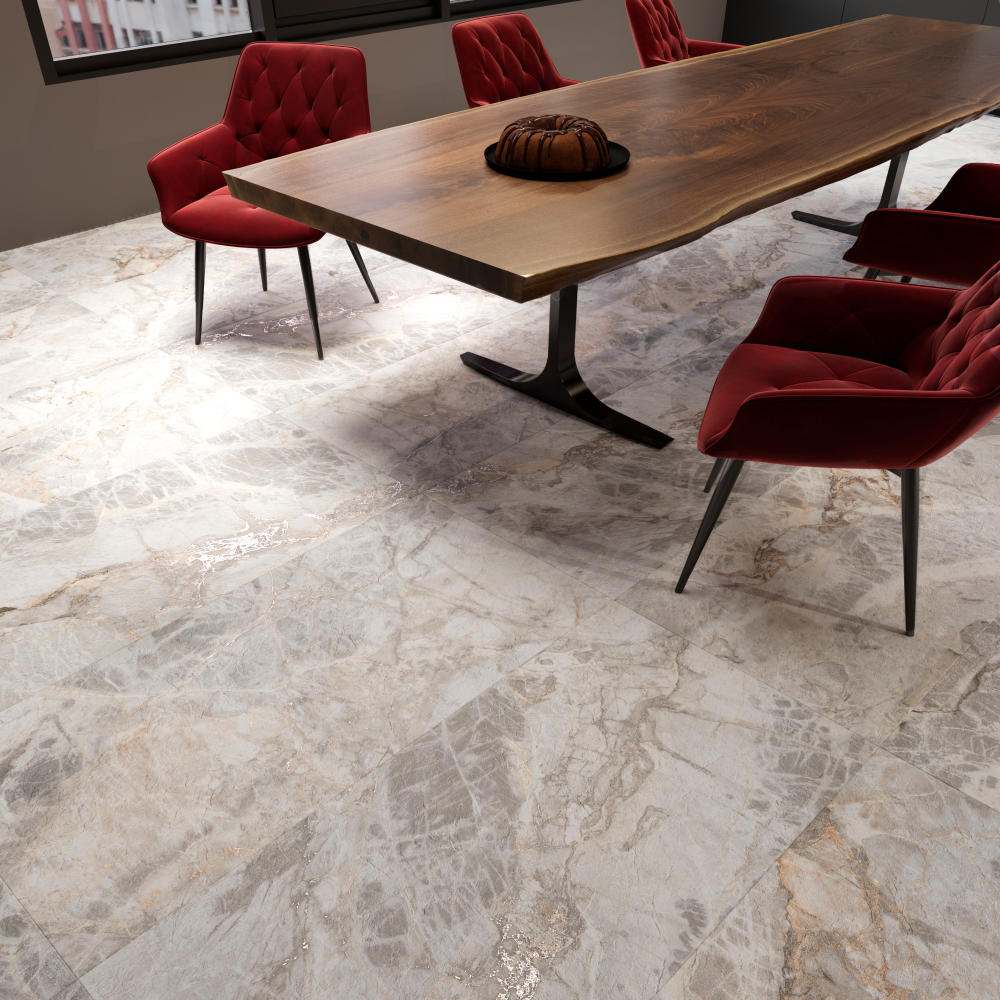 Керамогранит, Arcadia Ceramica, CREDAL SMOKE, 1200x600 мм, матовая с глянцевым эффектом