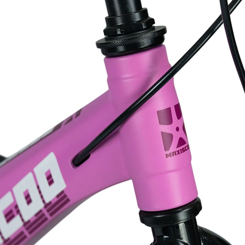 Велосипед 18" Maxiscoo SPACE Стандарт Розовый Глянцевый (2026)